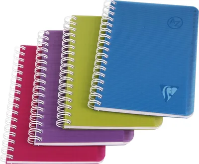 Produktbild von Clairefontaine 10x Adressbuch 9,5x14cm 50 Blatt kariert sortiert 329225C