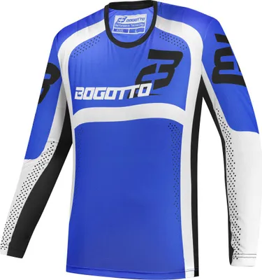 Obrázek produktu pro Bogotto Ares-MTN Motokrosový dres, schwarz/blau/weiß, S