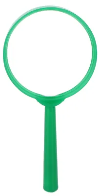 Image de Mini-loupe avec poignée en plastique, loupe de lecture portable pour étudiants, enfants, de couleur verte