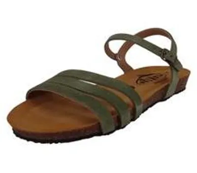 Obrázek produktu pro Plakton Dámské pohodlné sandály Fran Alou 405080 405080 Afelpado zelené