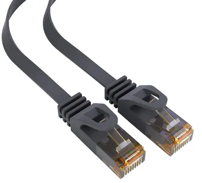 Image de mumbi Câble LAN 15m CAT 6 Câble réseau plat CAT6 Câble Ethernet Câble patch ruban RJ45 15mètres, noir