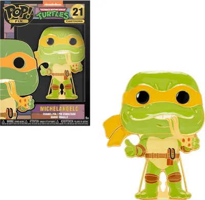 Immagine prodotto di Spilla Funko Teenage Mutant Ninja Turtles POP! Michelangelo 10 cm