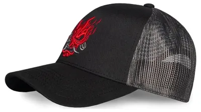 Produktbild von Cyberpunk Cap Uni Samurai schwarz Standard