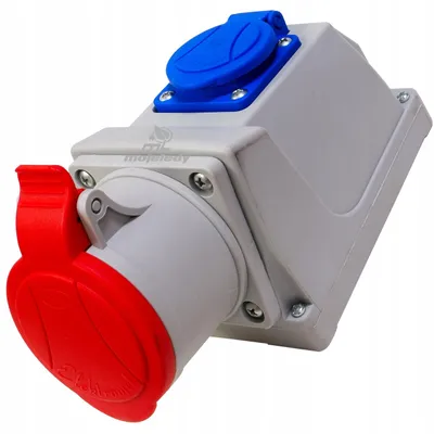 Produktbild von ELEKTROMET Feststromsteckdose 32A 5P IP44 400V