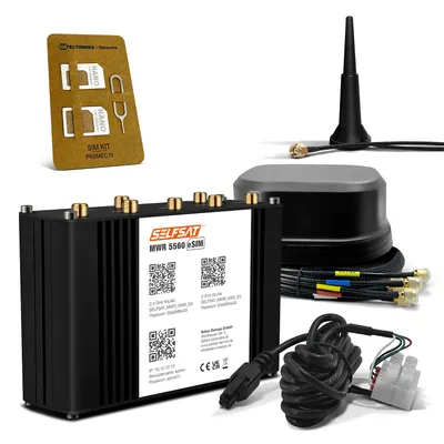 Produktbild von WLAN Router MWR 5560 eSIM 5G + SATCO Antenne