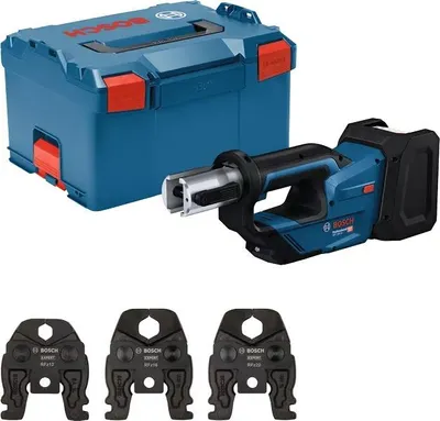Image de Sertisseuse GPT 18V-19 Professional + Kit RFz 12/16/20 sans batterie, ni chargeur - Livrée en L-Boxx 238 - BOSCH - 06019M2005