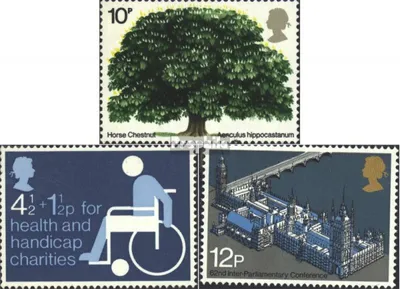Produktbild von Briefmarken Großbritannien 1973 Mi 645,668,686 (kompl.Ausg.) postfrisch Sondermarken