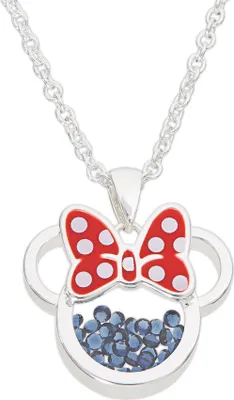 Produktbild von Halskette Minnie Mouse Geburtsstein Dunkelblau Unisize Disney Jewelry