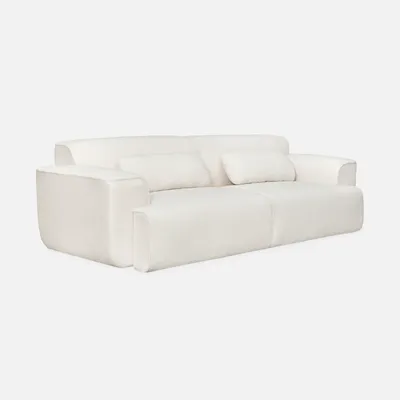 Produktbild von sweeek - 3-Sitzer Sofa Bouclé-Bezug - Creme