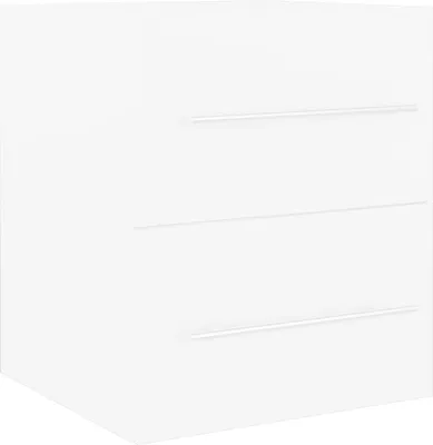 Produktbild von Eleganten-Stil Waschbeckenunterschrank - CLORIS - Badschrank - moderne Design - Weiß 41x38,5x48 cm Holzwerkstoff - Badezimmerschränke - Möbel26