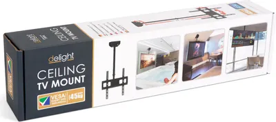 Produktbild von TV-Halterung für Decke oder schräge Wand - 360° - 32-55" - VESA 400 x 400 mm (max.)