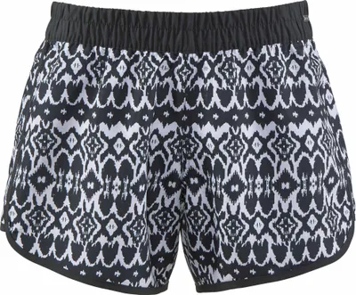 Produktbild von LASCANA Badeshorts schwarz-bedruckt Größe 50