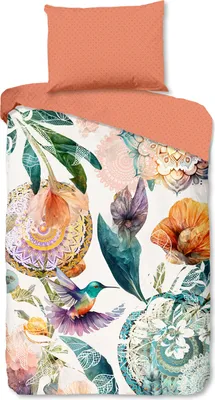 Produktbild von HIP Bettwäsche "Bernice" mit Mandalas und Blumen - Multi - 140 X 200 cm  - 100% Baumwolle / Satin
