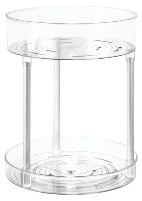 Image de IDESIGN - INTERDESIGN - Étagère de rangement pivotante 2 niveaux