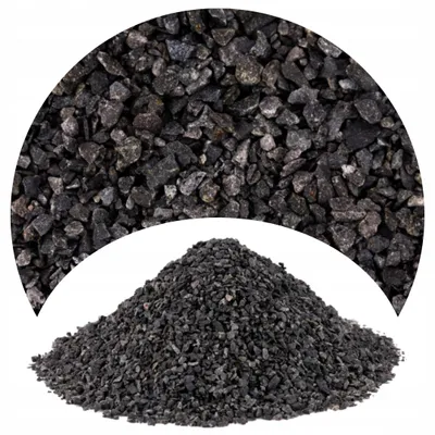Image de Gravier d'aquarium, basalte 2-3 mm, noir, 24 kg