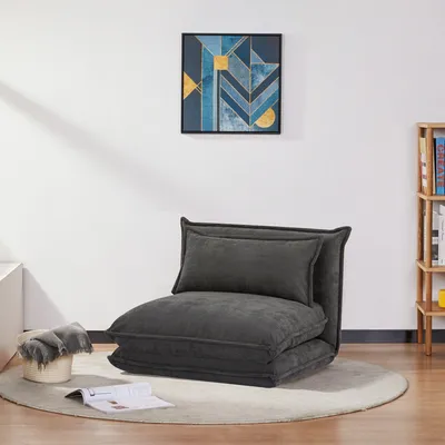 Immagine prodotto di Sedia a sdraio 'Umeå' 59x85,5x67 cm Cord Grey