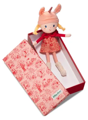 Zdjęcie produktu dla Lilliputiens - Lalka Lena - Miękka lalka przytulanka w pudełku prezentowym - Idealny prezent dla dzieci