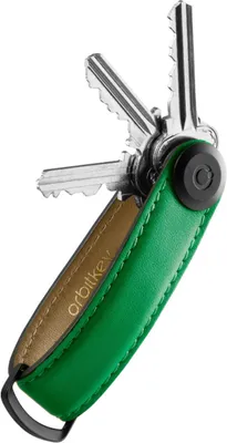 Produktbild von Orbitkey - Schlüssel-Organizer aus Leder - Farbe Inselgrün