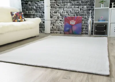 Produktbild von Designer Teppich Modern Nicki in Creme weiß, , Größe: 70x140 cm