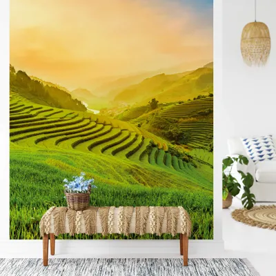 Produktbild von A.S. Création Vlies Fototapete Landschaft  Terraced Rice Field DD119059 Berge