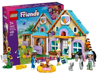 Produktbild von Lego Friends 42651 Pferd und Tierklinik 428 Teile +7 Jahre Spielspaß 15 cm