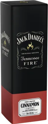 Produktbild von Jack Daniel's Tennessee Fire Whisky mit Metall Sammelbox | 35 % vol | 0,7 l