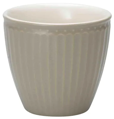 Zdjęcie produktu dla Greengate Latte Cup Becher ALICE Grau Everyday Geschirr WARM GREY 300 ml