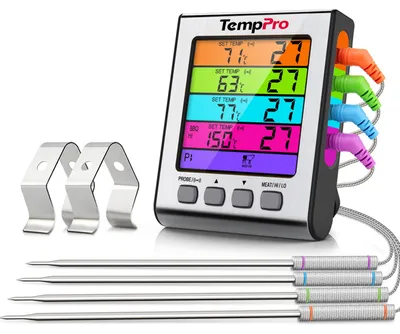 Obrázok produktu pre Digitálny kuchynský teplomer TP17H s 4 snímačmi teploty