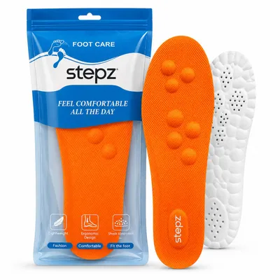 Produktbild von Stepz™ Einlegesohlen Schuheinlagen Entlastungssohlen mit Massageeffekt Gr. 39-40, KI-generiertes Bild