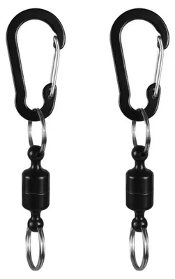 Image de Porte-clés magnétique pour accessoires de pêche, lot de 2