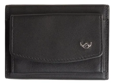 Productafbeelding van Golden Head Leer portemonnee Polo RFID Protect Minischeintasche 1314 Schwarz zwart