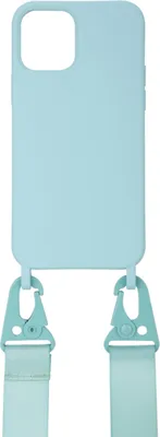 Image de Eko, étui pour iPhone 12 Pro Max avec mousqueton et cordon, vert d'eau