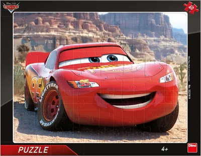 Image de DINO Puzzle Cars : Lightning McQueen 40 pièces