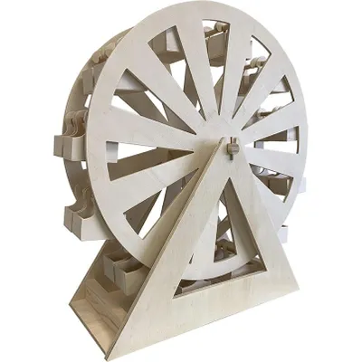 Immagine prodotto di Grande ruota in legno 54x58x21 cm Artemio