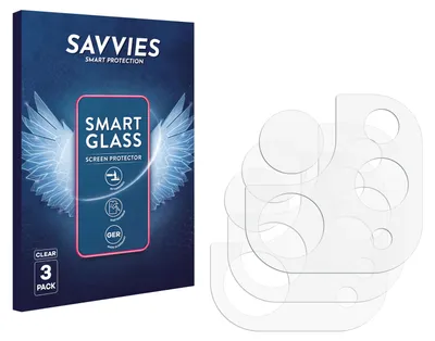 Produktbild von 3x Savvies Schutzglas Folie für Apple iPad Pro 13" 2025 (NUR Kameraschutz) 9H Panzer Schutzfolie Glas Displayschutz klar transparent