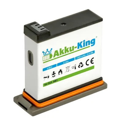Produktbild von Akku-King 34979, DJI, 1300 mAh, 3,85 V, Lithium-Ion (Li-Ion)