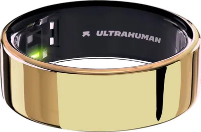 Immagine prodotto di ULTRAHUMAN Ring Air - Smart Ring for Women and Men - Sleep and Fitness Tracking Wearable - Heart Rate - Smartring Bionic Gold Size 14