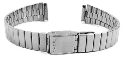 Produktbild von Casio Collection Uhrenarmband 13mm | Edelstahl Silberfarben LA670WEA