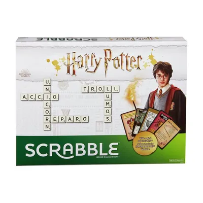 Produktbild von Mattel DPR77 UK - Scrabble - Harry Potter - Wortspiel, Familienspiel, Brettspiel, Englische Version