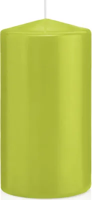 Produktbild von Wiedemann Stumpenkerzen Apfelgrün 150 x Ø 78 mm, 8 Stück
