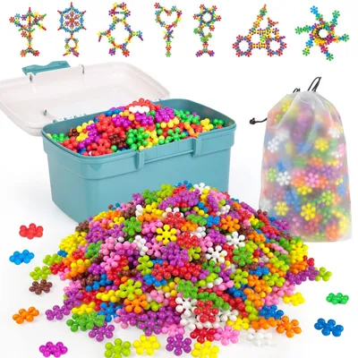 Produktbild von 500 Teile Bauklötze Set - Kreatives Lernspielzeug für Kinder