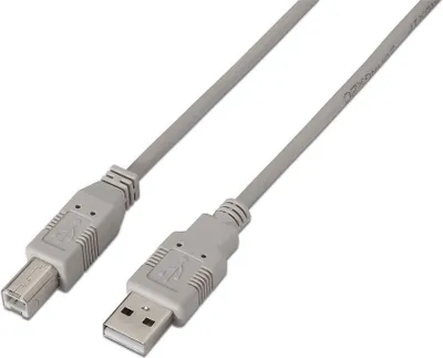Immagine prodotto di Aisens - cavo per stampante usb 2.0, tipo a/m-b/m, beige, 1,0 m