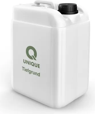 Produktbild von Q UNIQUE Tiefgrund 5L – Hochwertige Grundierung für Außen und Innen | Stärkt Untergründe, Reduziert Saugfähigkeit und Erhöht Haftung