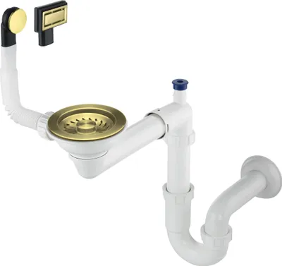Zdjęcie produktu dla Siphon for 1-bowl granite sink - Space-Saver