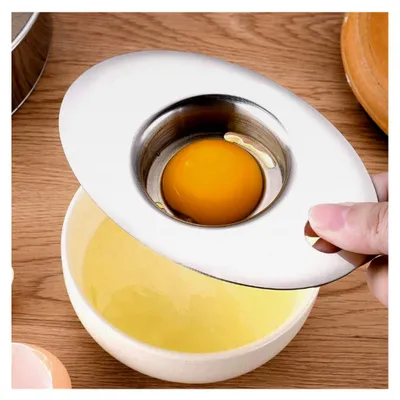 Produktbild von Eiertrenner aus 304 Edelstahl, Eigelb-Trennfilter für Küche, Kochen und Backen