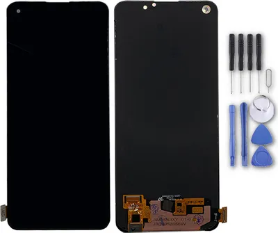 Image de Pour Oppo A74 4G Unité d'affichage LCD sans cadre Pièce de rechange Noir Réparation Nouveau