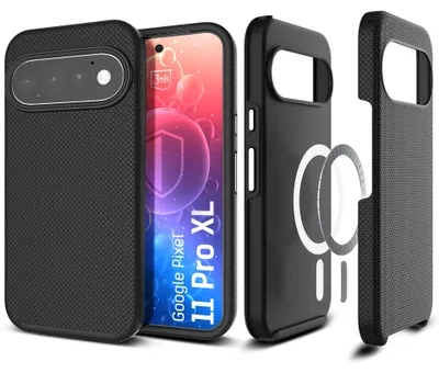 Image de 3mk Shockproof MagCase Coque Google Pixel 11 Pro XL Renforcée MagSafe Noir