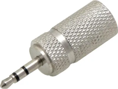 Produktbild von Klinkenadapter 2,5-mm-Stecker auf 3,5-mm-Buchse, Metall, Stereo