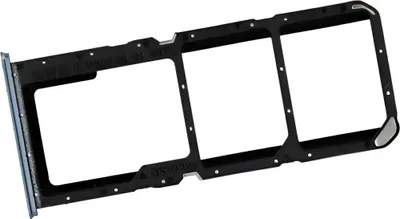 Produktbild von Ersatz Dual SIM-Kartenhalter für Realme 8 5G (RMX3241), Blau