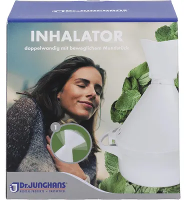 Obrázek produktu pro Inhalátor plastový dvoustěnný pohyblivý náustek 1 ks